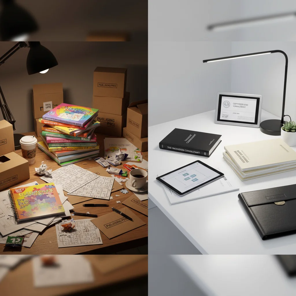 Comparison between template-based book creation and professional expertise-based writing